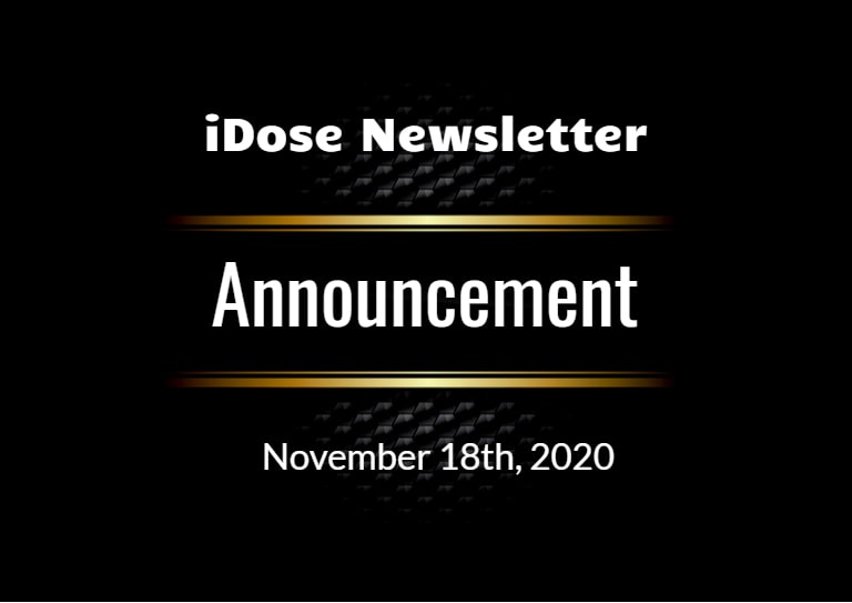 iDose Newsletter: Changes with iDose Magazine