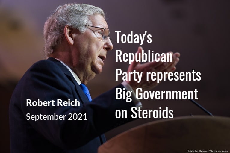 Read more about the article Today’s Republican Party represents Big Government on Steroids