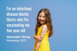 Read more about the article I’m an infectious disease doctor. Here’s why I’m vaccinating my 5 year old.