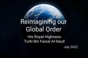 Reimagining our Global Order