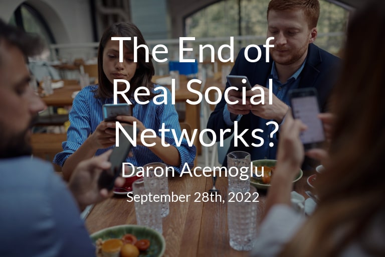 The End of Human Social Networks?