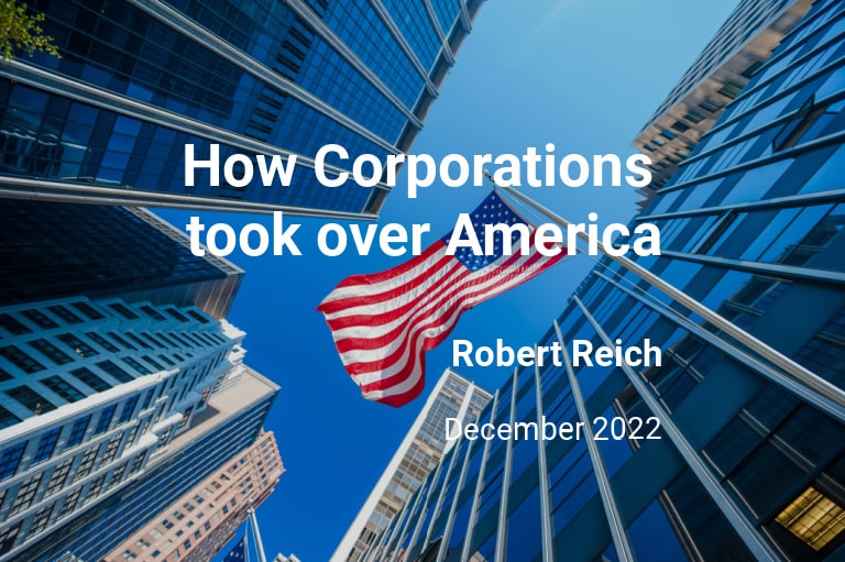 How the Corporate Takeover of American Politics Began
