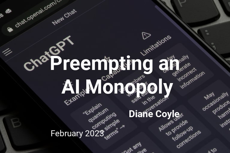 Preempting an AI Monopoloy