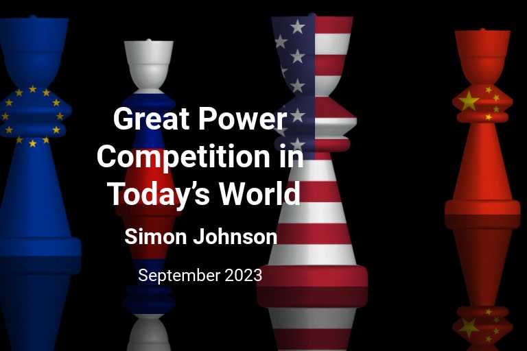 Great Power Competition in Today’s World
