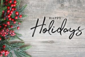 Read more about the article Happy Holidays!